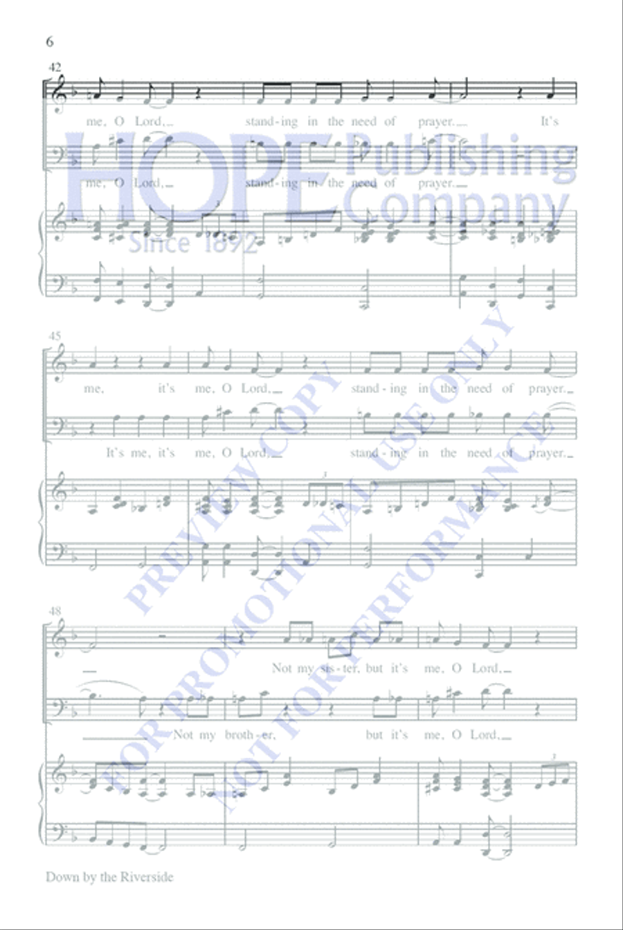 Gospel Greats 3-Part scores gallery preview page 7