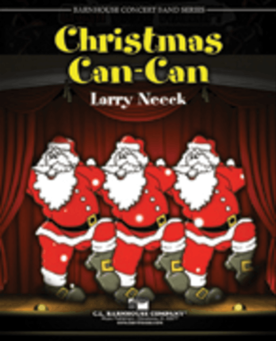 Christmas Can-Can Concert Band scores gallery preview page 1