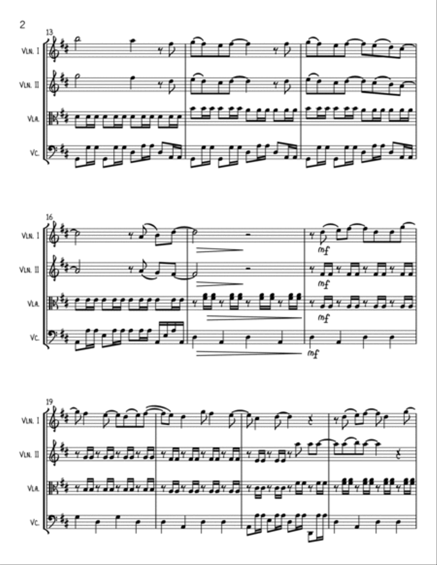 Cecilia String Quartet scores gallery preview page 2