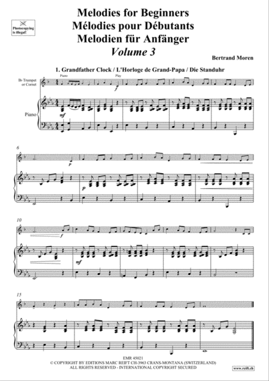 Melodies for Beginners Volume 3 Cornet scores gallery preview page 6
