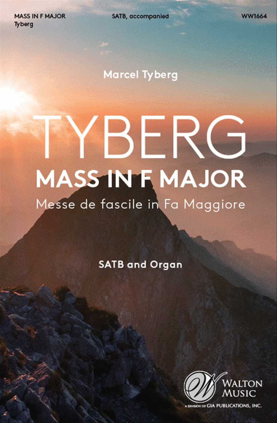 Mass in F Major 4-Part scores gallery preview page 1
