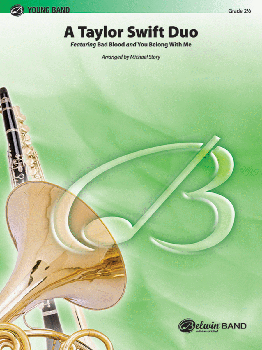 A Taylor Swift Duo Concert Band scores gallery preview page 1