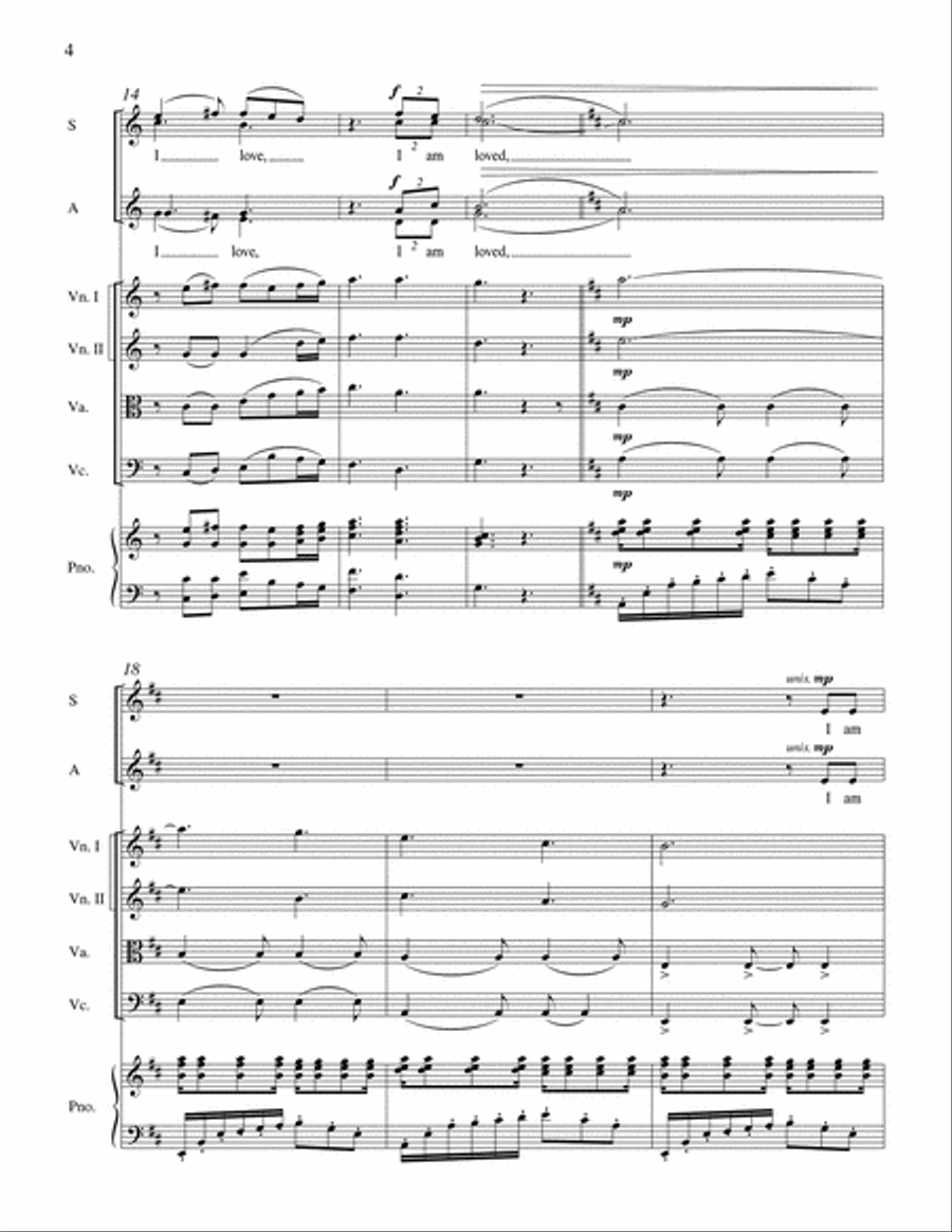 Joy from I Will Sing to the Stars Choir scores gallery preview page 5