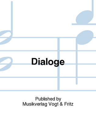 Book cover for Dialoge