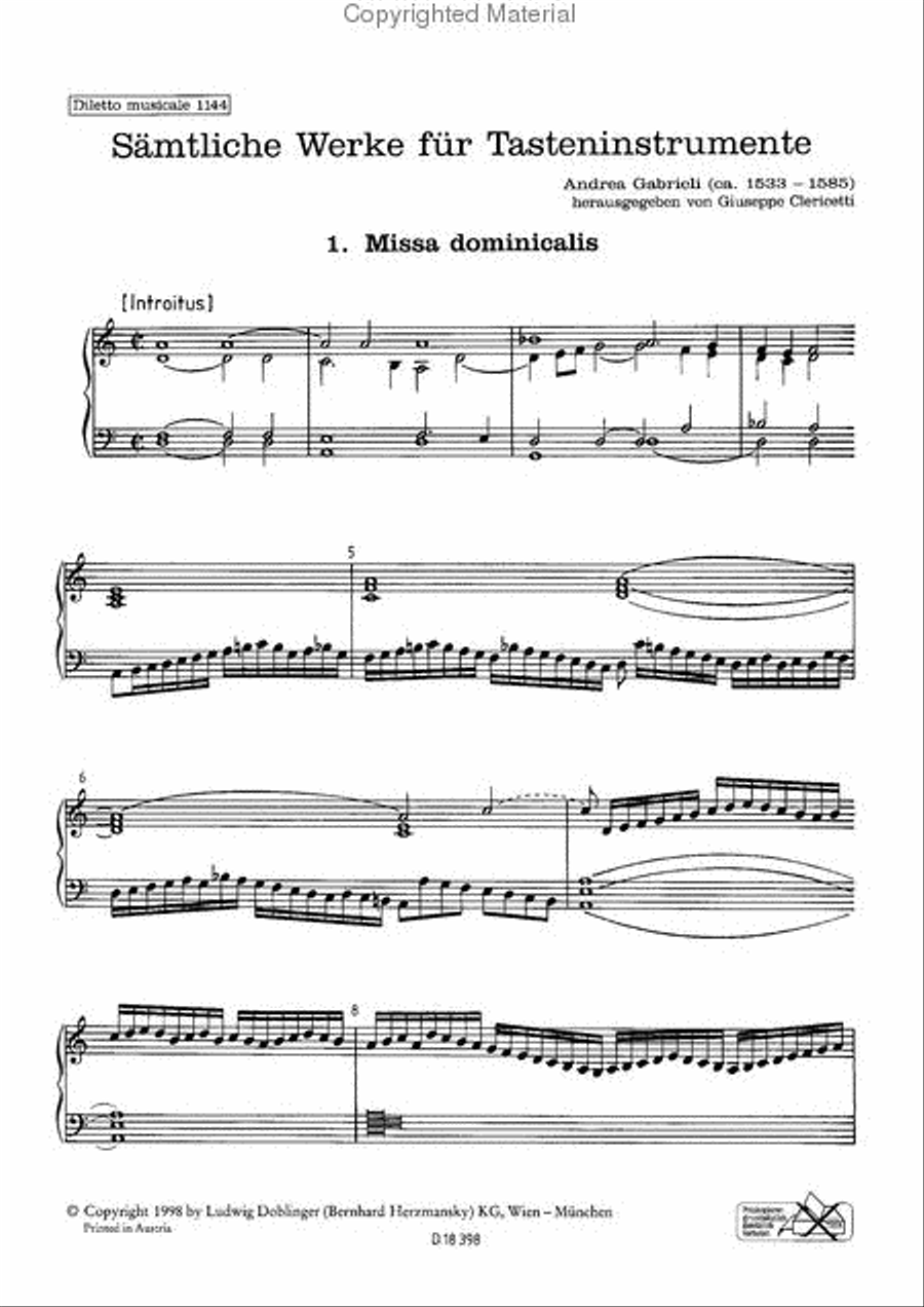 Samtliche Werke fur Tasteninstrumente Band 4a / b Organ scores gallery preview page 3