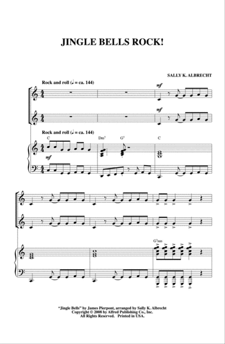 Jingle Bells Rock! - SoundTrax CD (CD only) Choir scores gallery preview page 2