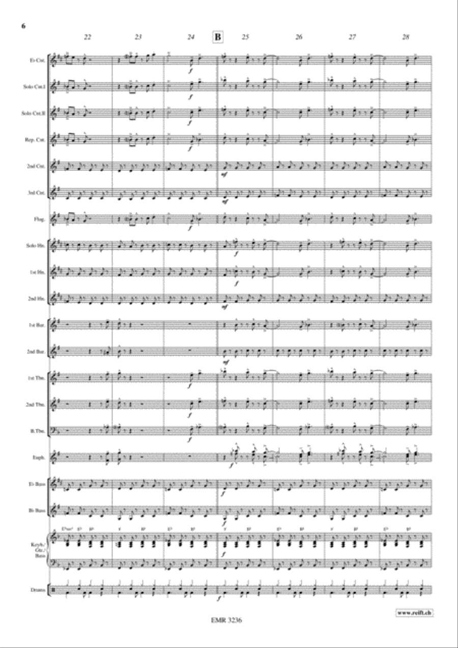 The Blues Brothers Brass Band scores gallery preview page 7