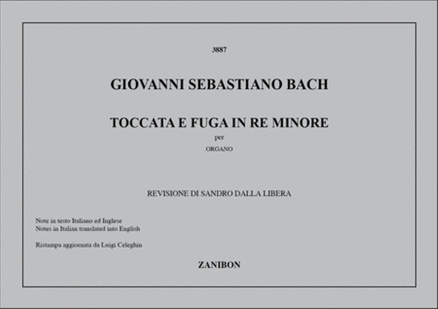 Toccata E Fuga In Re Min. Bwv565 Organ scores gallery preview page 1