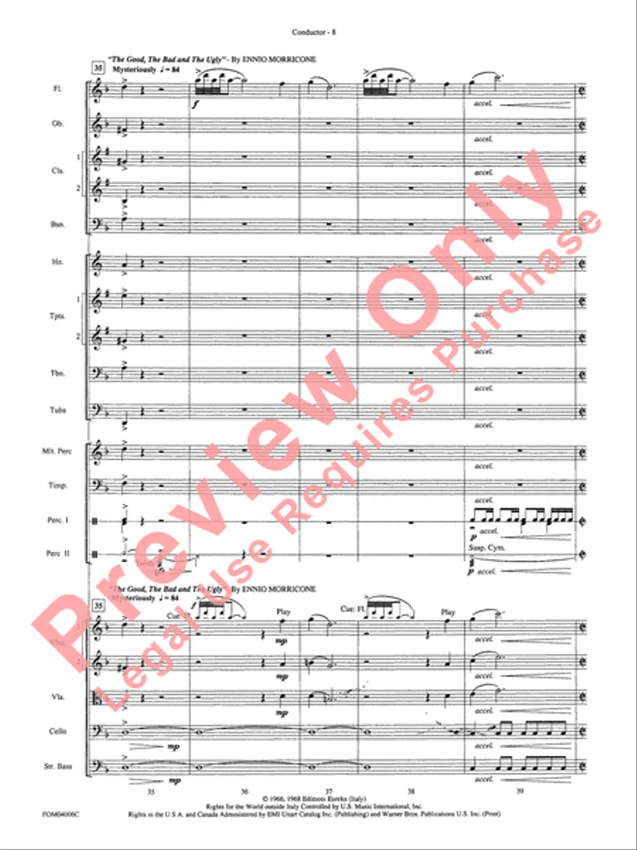 Go West! (Medley) Full Orchestra scores gallery preview page 11