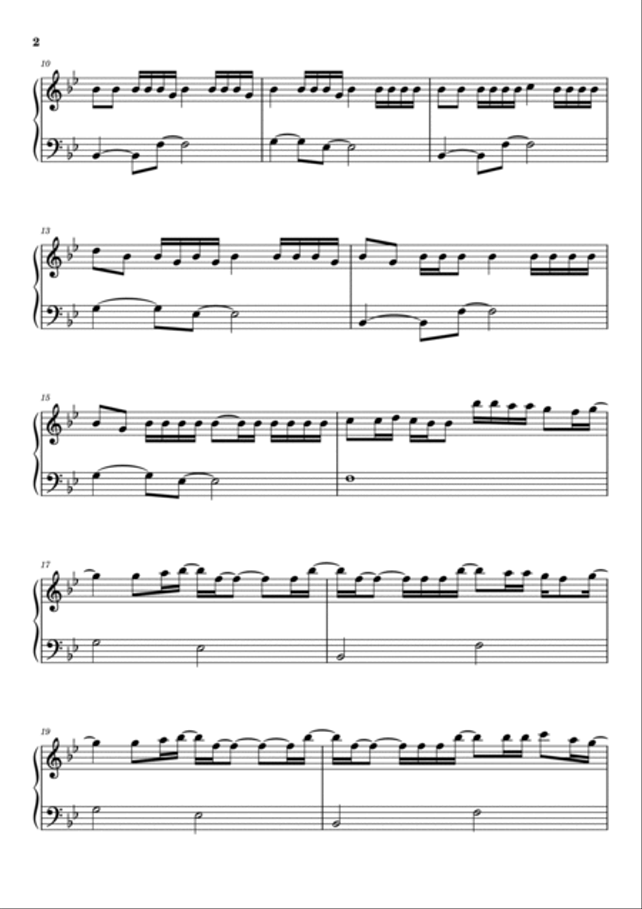 Hall Of Fame Easy Piano scores gallery preview page 2