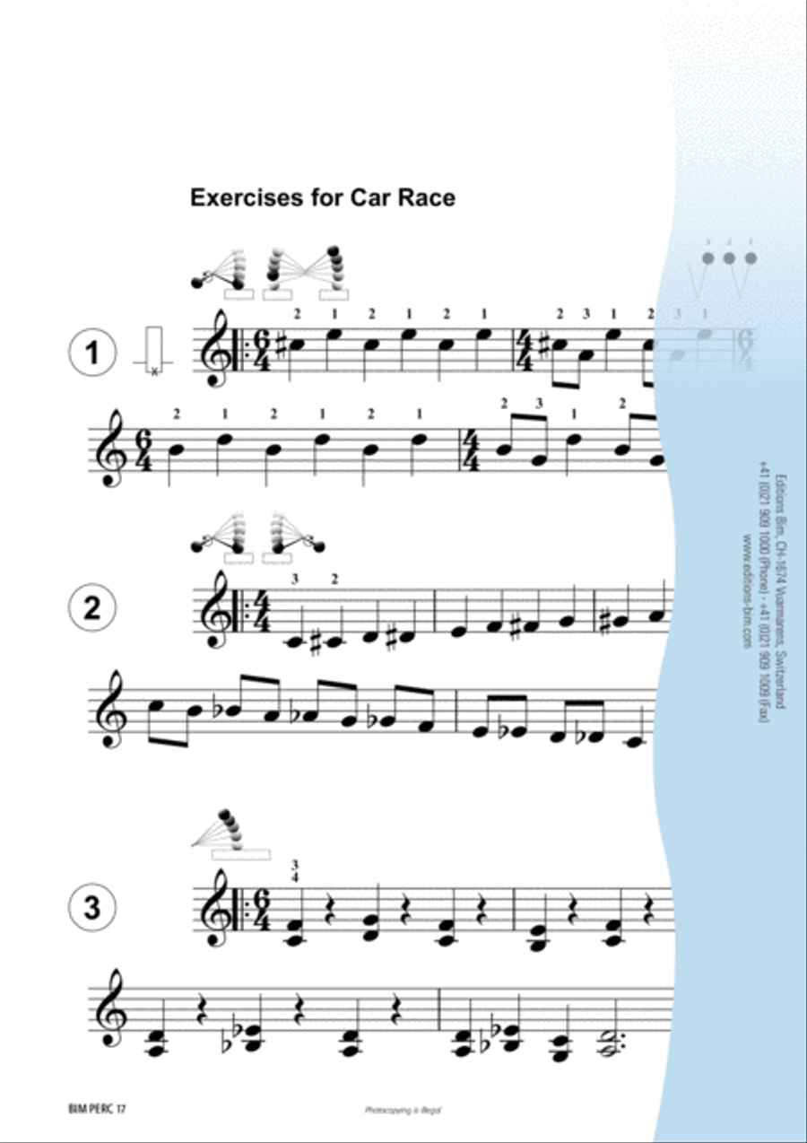 Beginning with 4 Mallets Marimba scores gallery preview page 8