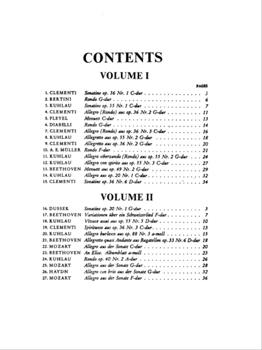 Sonatina Album -- 27 Pieces, Sonatinas and Sonatas, Volume 1 Piano Solo scores gallery preview page 3