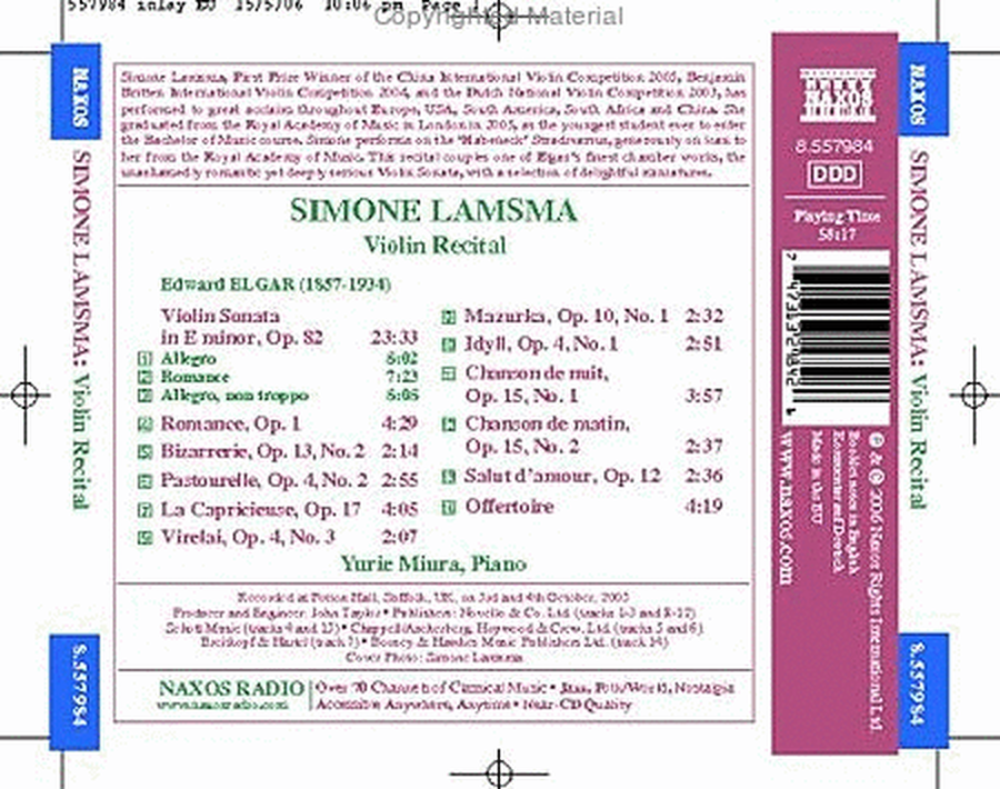 Simone Lamsma: Violin Recital image number null