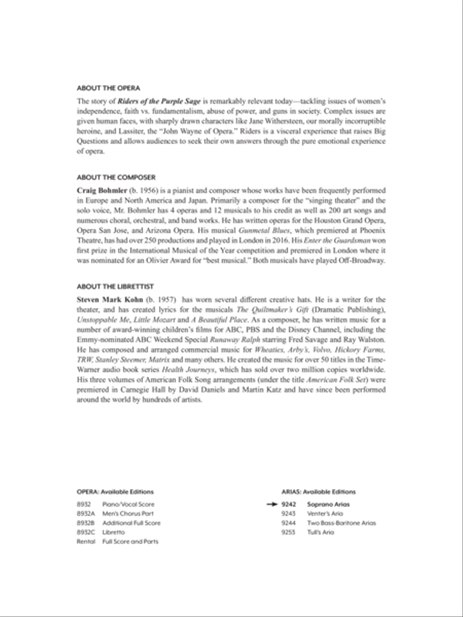 Soprano Arias Soprano Voice scores gallery preview page 2