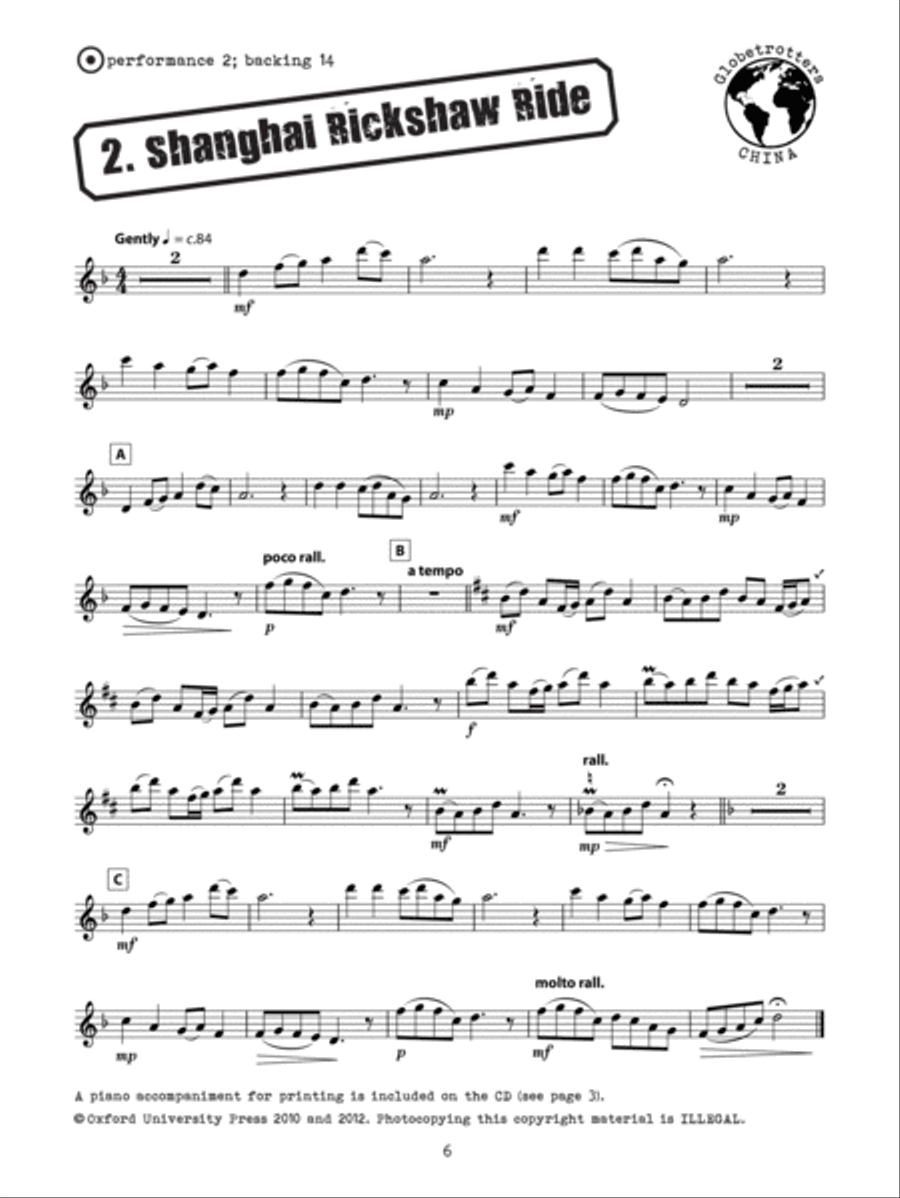 Flute Globetrotters Flute Solo scores gallery preview page 2