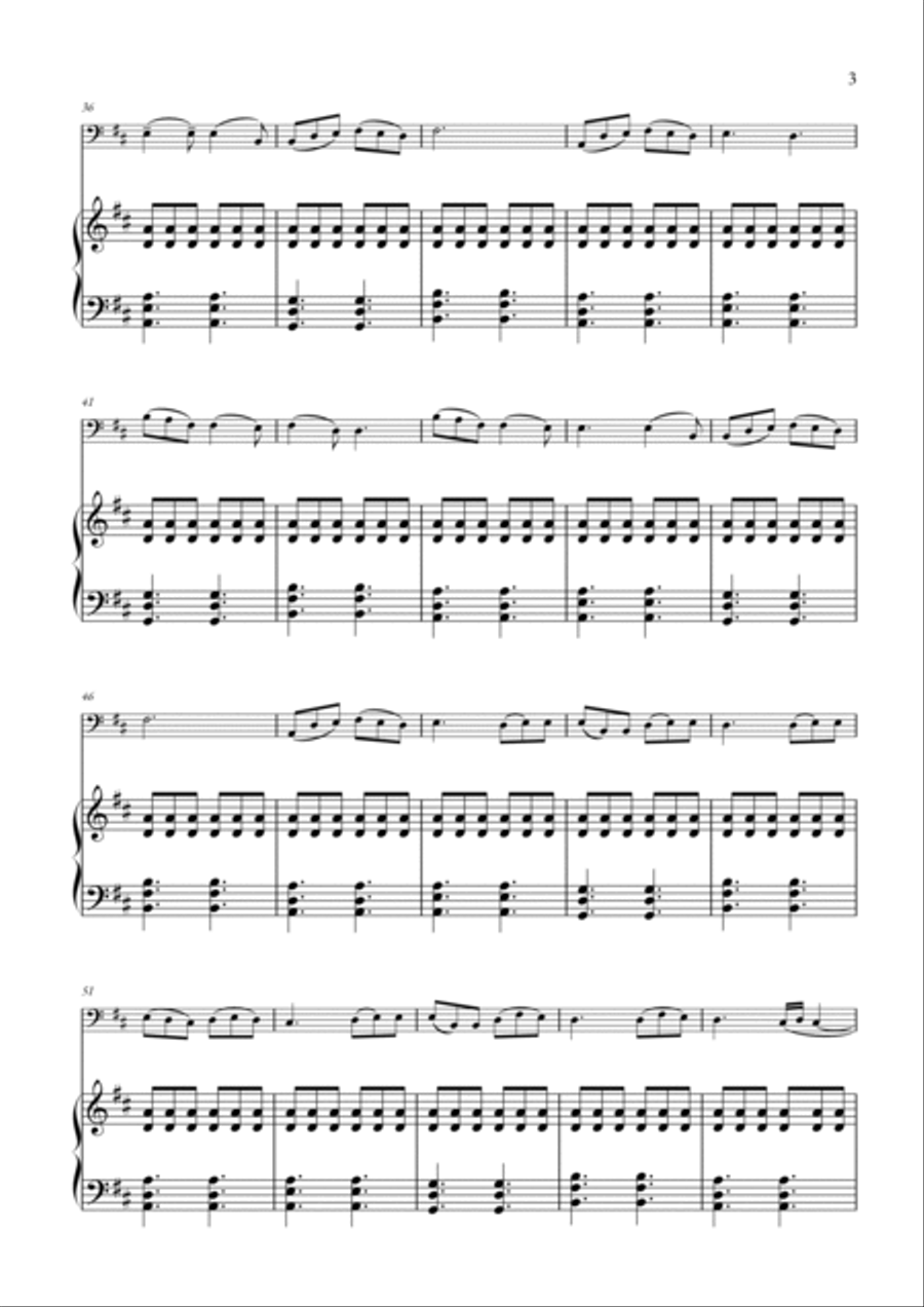 Dandelions Dandelions Double Bass scores gallery preview page 3