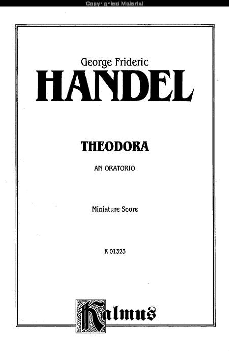 Theodora (1730) 4-Part scores gallery preview page 2