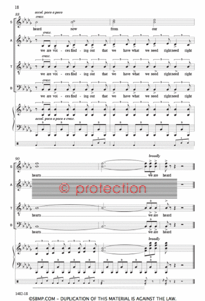 We Are the Voices - SATB Octavo