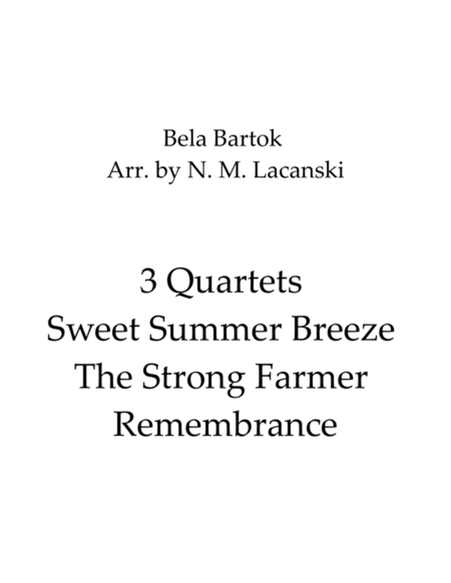 3 Quartets Sweet Summer Breeze The Strong Farmer Remembrance image number null
