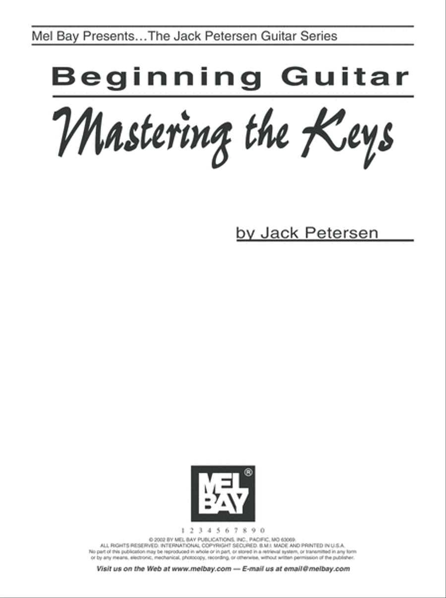 Beginning Guitar: Mastering the Keys Easy Guitar scores gallery preview page 2