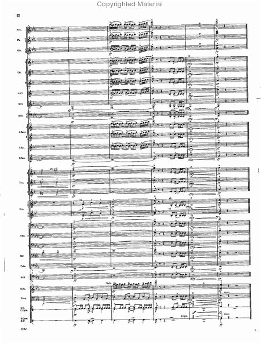 Seagate Concert Band scores gallery preview page 32