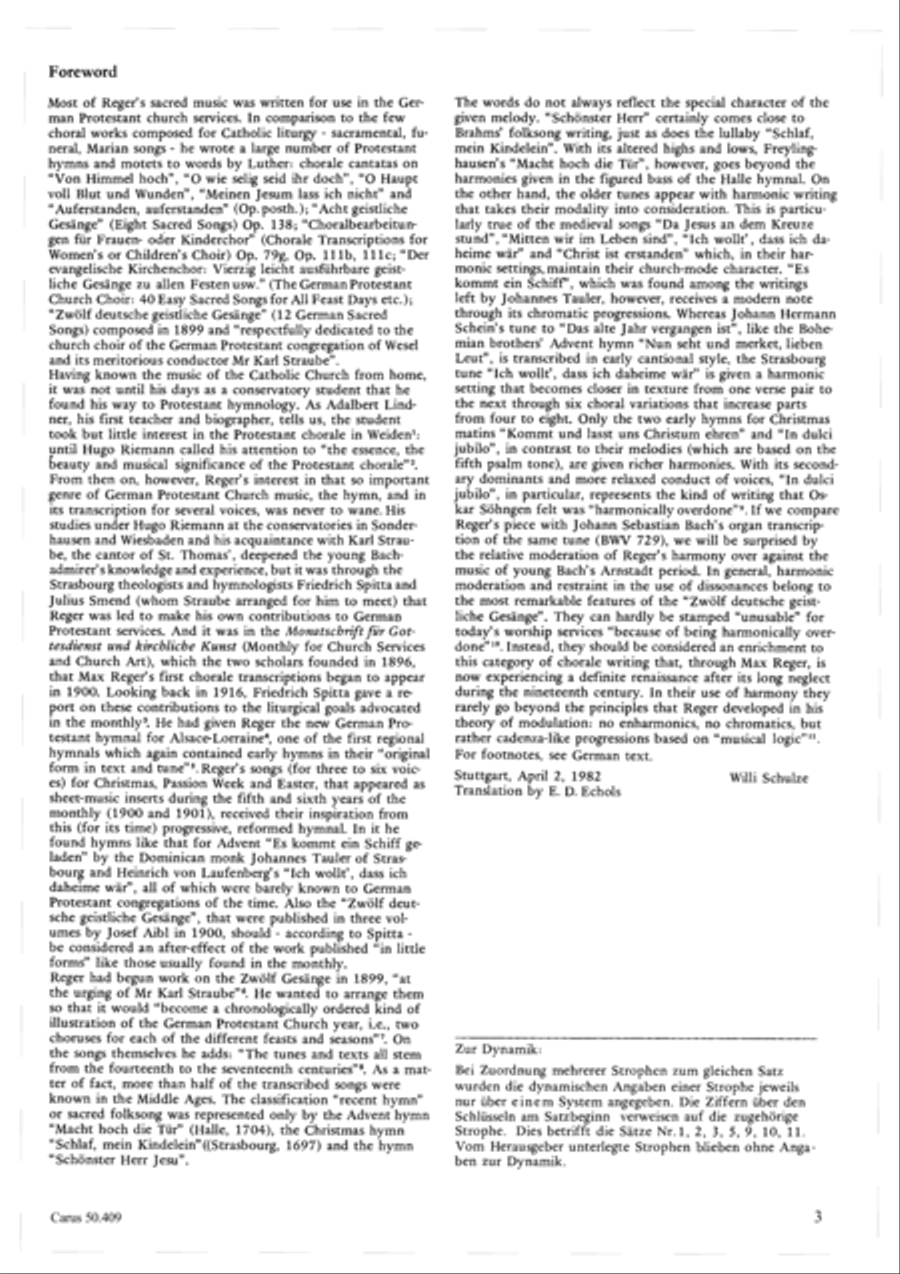 Zwolf deutsche geistliche Gesange Score scores gallery preview page 4