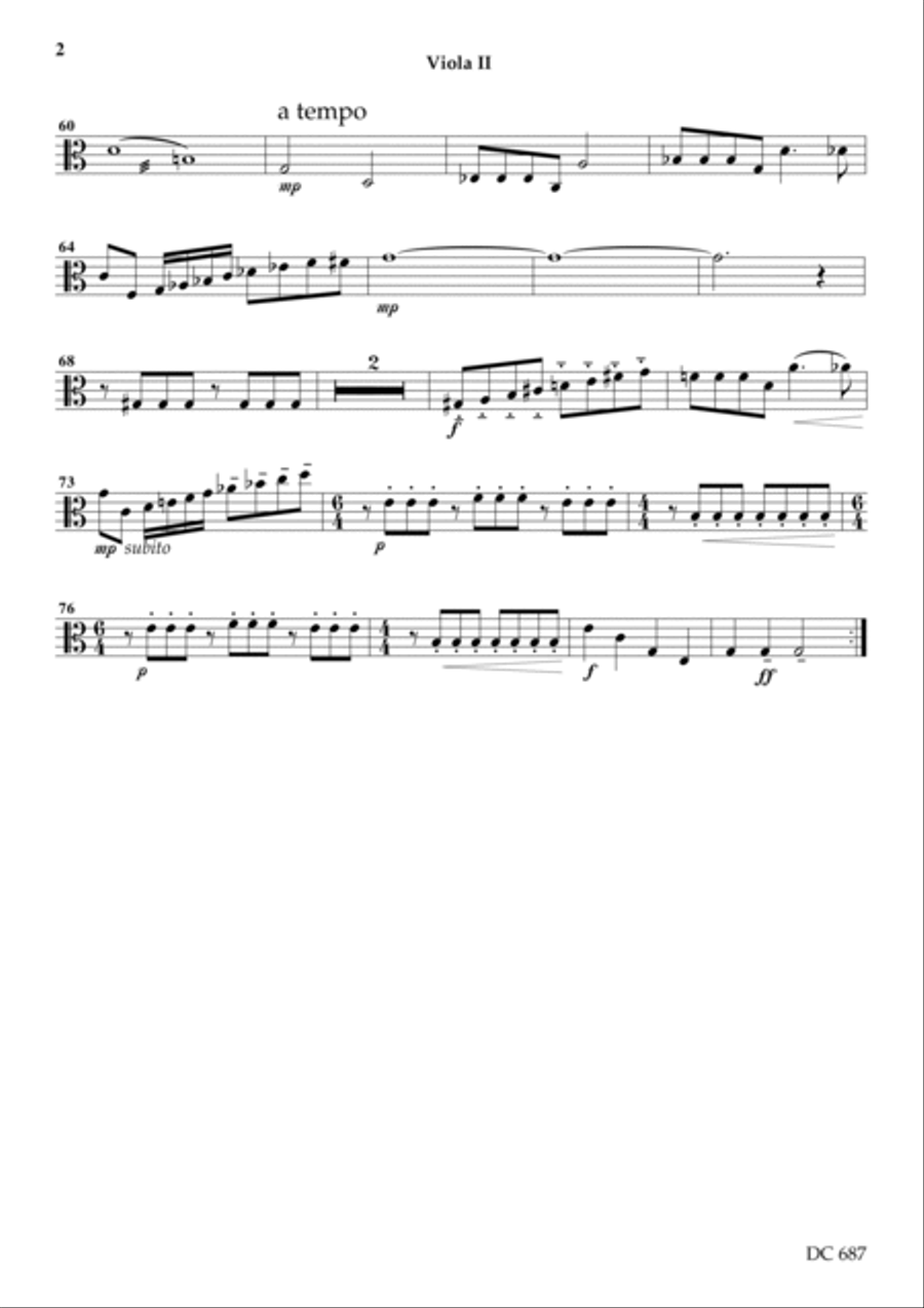 STRING QUINTET (parts) String Quintet scores gallery preview page 6