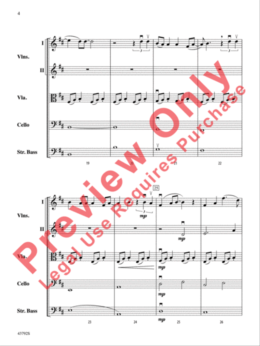 I Don't Want to Miss a Thing String Orchestra scores gallery preview page 5