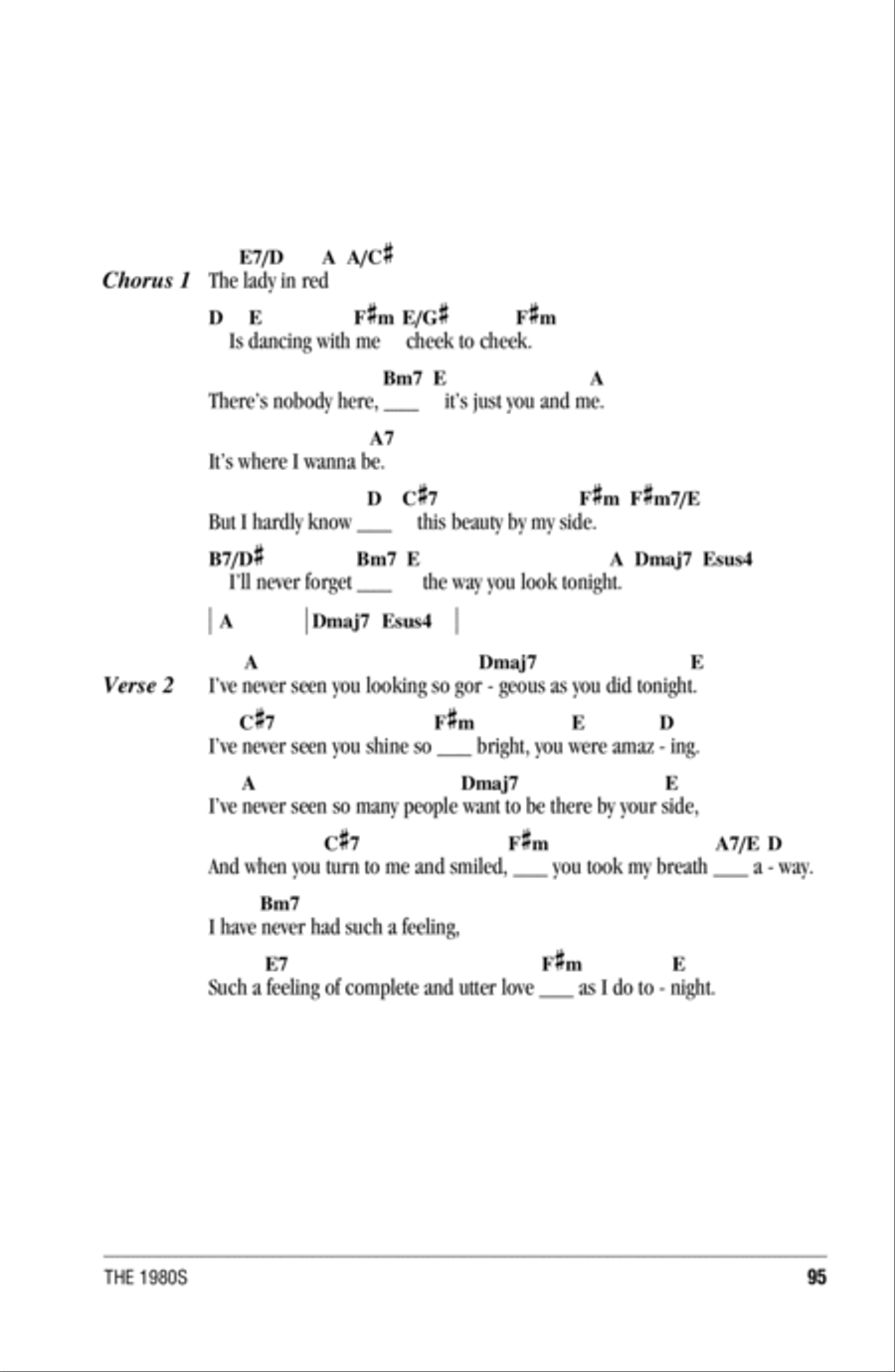 The Lady In Red Acoustic Guitar scores gallery preview page 2