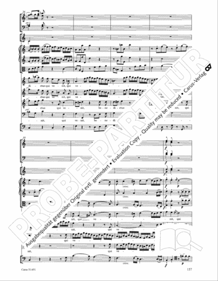 C Minor Mass, K. 427 (Missa in c KV 427) 4-Part scores gallery preview page 173