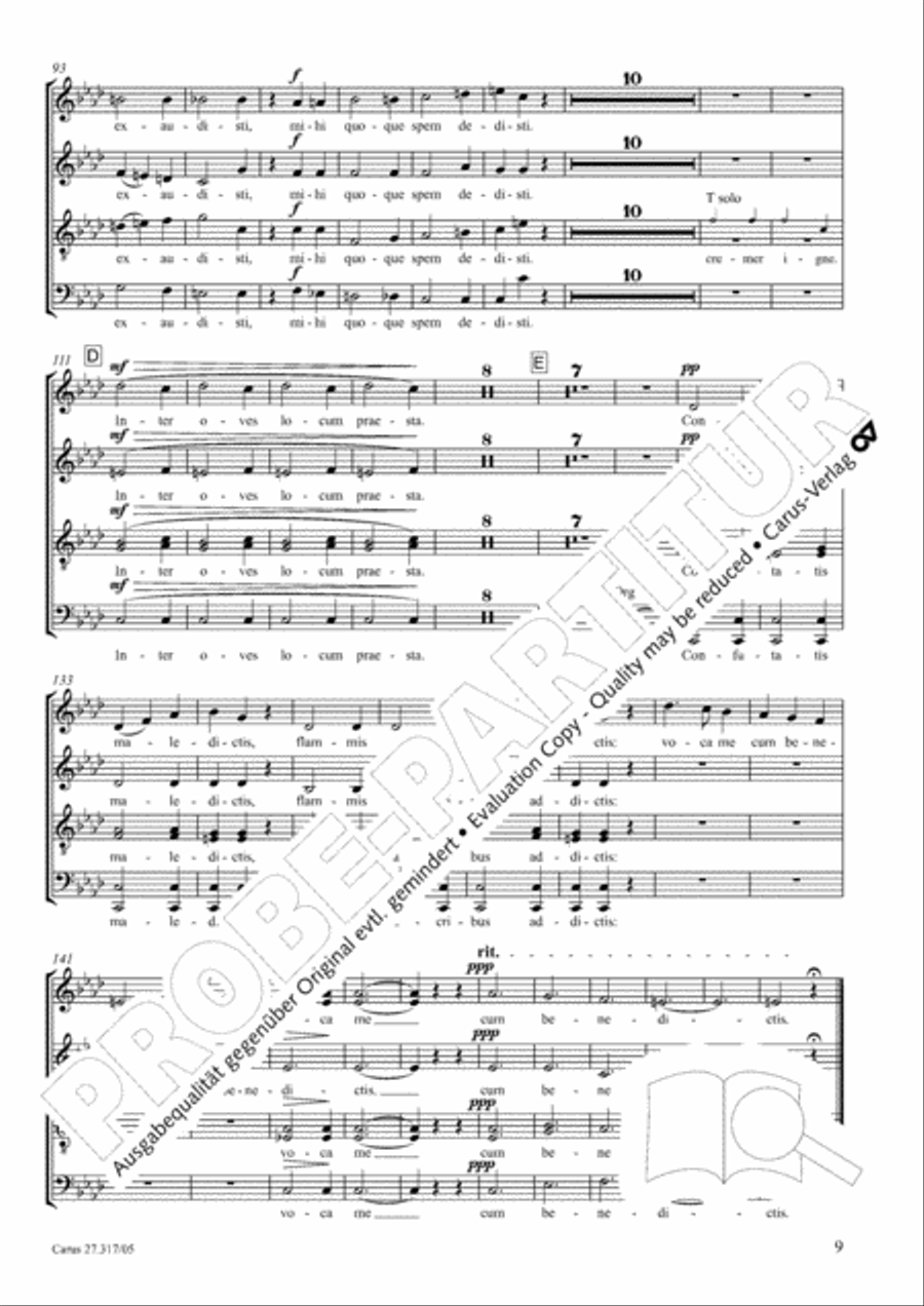 Messe de Requiem Messe de Requiem 4-Part scores gallery preview page 10