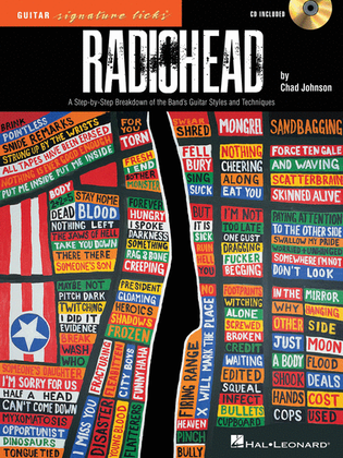 Book cover for Radiohead - Guitar Signature Licks