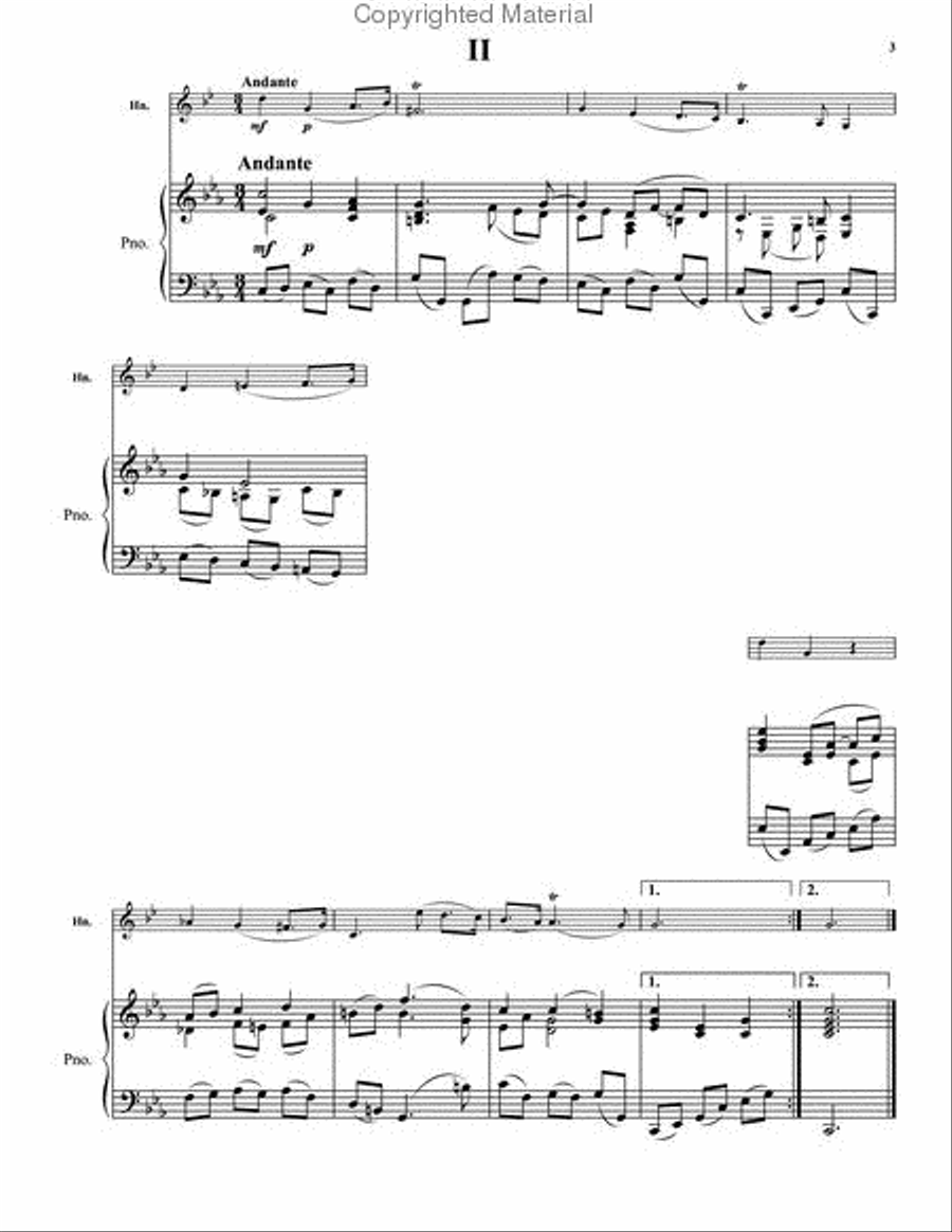Sonata VI Sonata VI Piano Accompaniment scores gallery preview page 3
