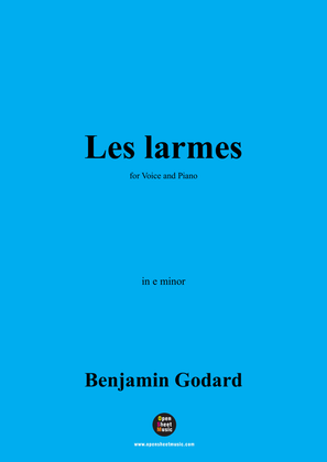 B. Godard-Les larmes,in e minor