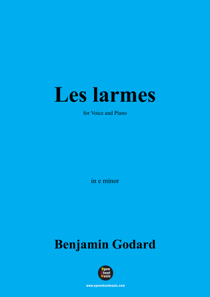 B. Godard-Les larmes,in e minor