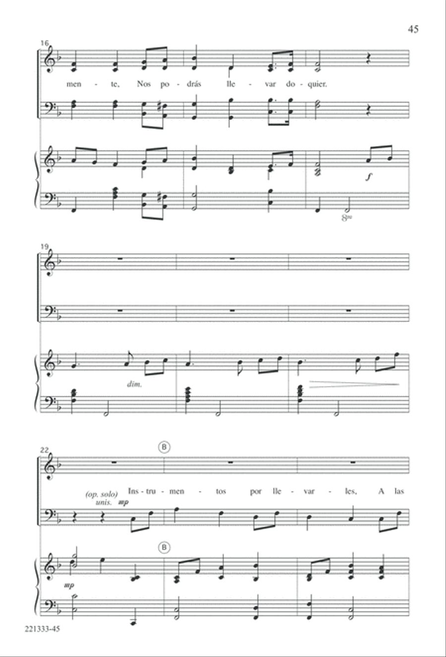 Siervos de Jesus Siervos de Jesus 4-Part scores gallery preview page 49