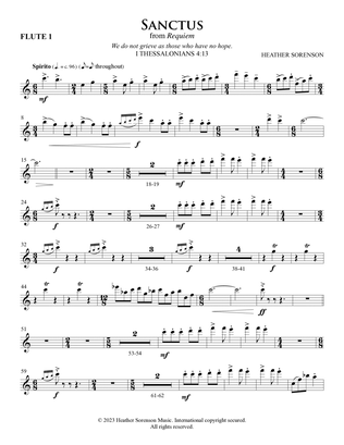 Sanctus (Orchestra) - Flute 1