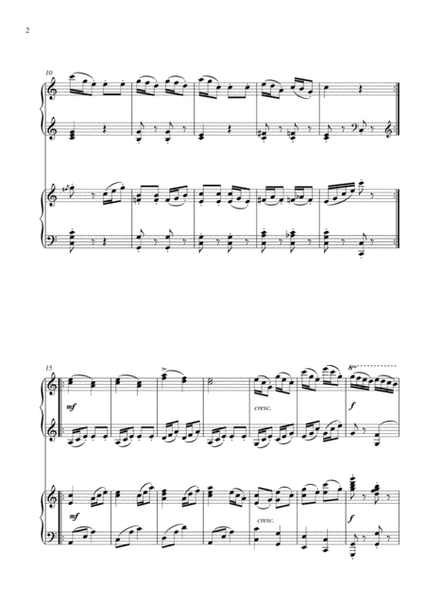 11. La Bergeronnette (The Wagtail) 25 Progressive Studies Opus 100 for 2 pianos Friedrich Burgm