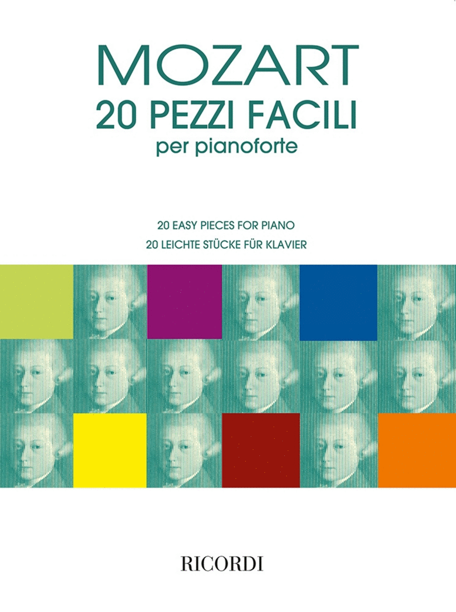 Book cover for 20 Easy Pieces for Piano