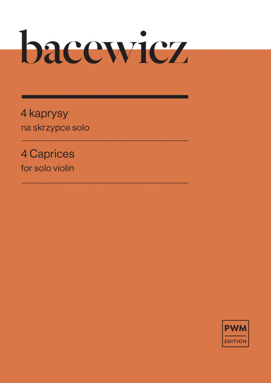 4 Capricen Viola Solo scores gallery preview page 1