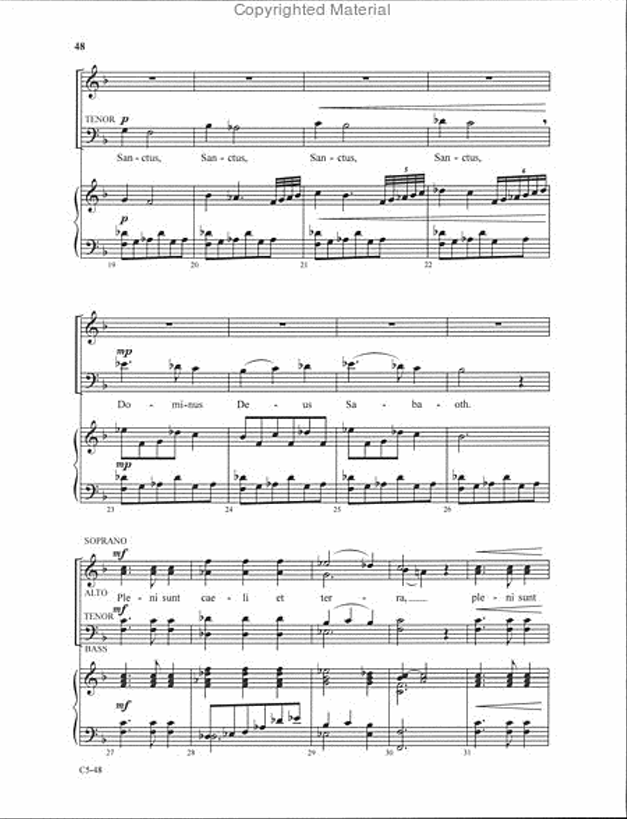 Requiem 4-Part scores gallery preview page 15