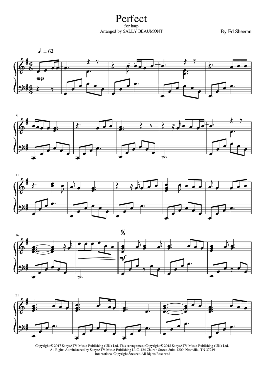 Perfect harp hot sale