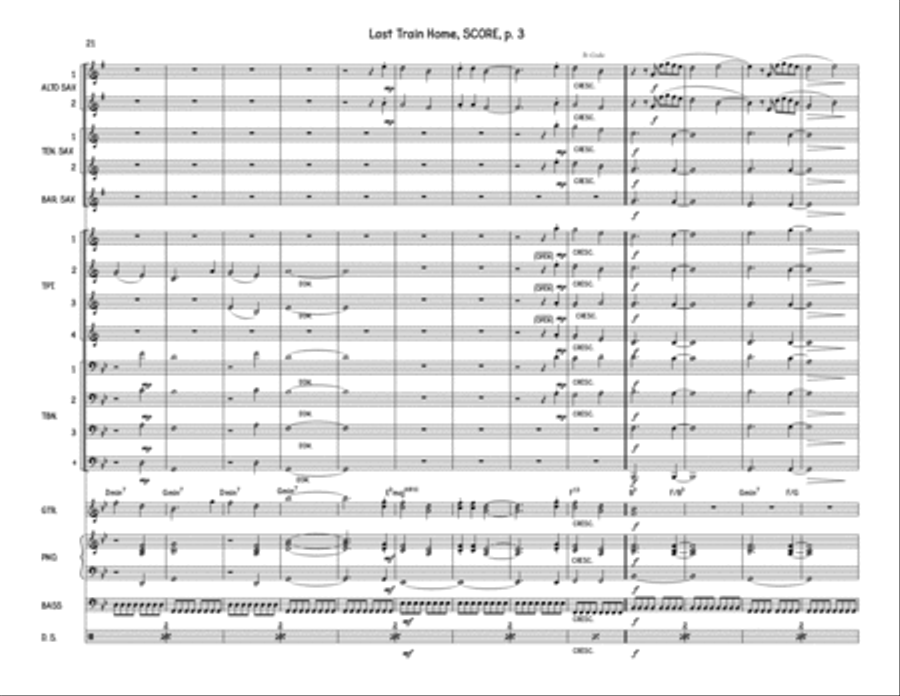 Last Train Home Jazz Ensemble scores gallery preview page 3