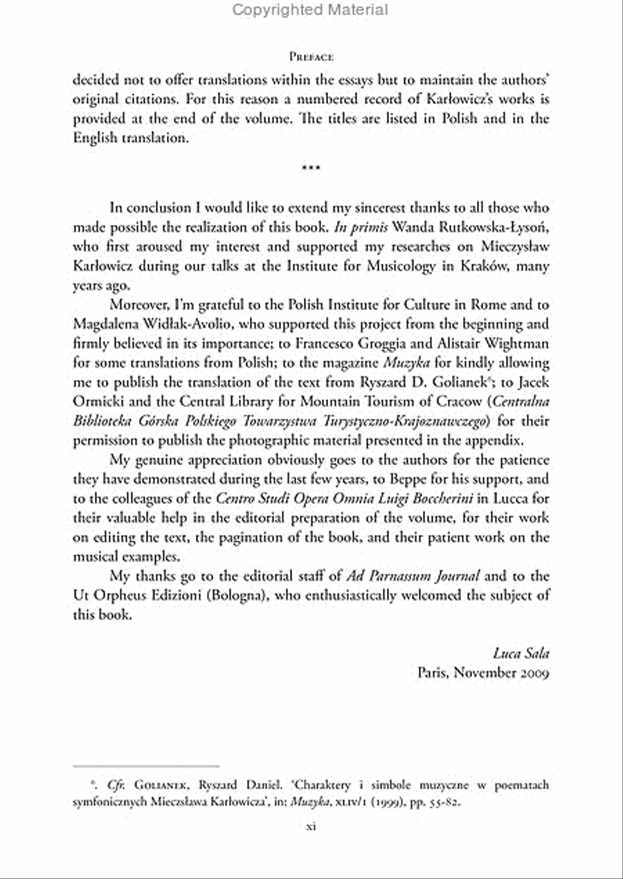 European Fin-de-siècle and Polish Modernism. The Music of Mieczysław Karłowicz School and Community scores gallery preview page 6