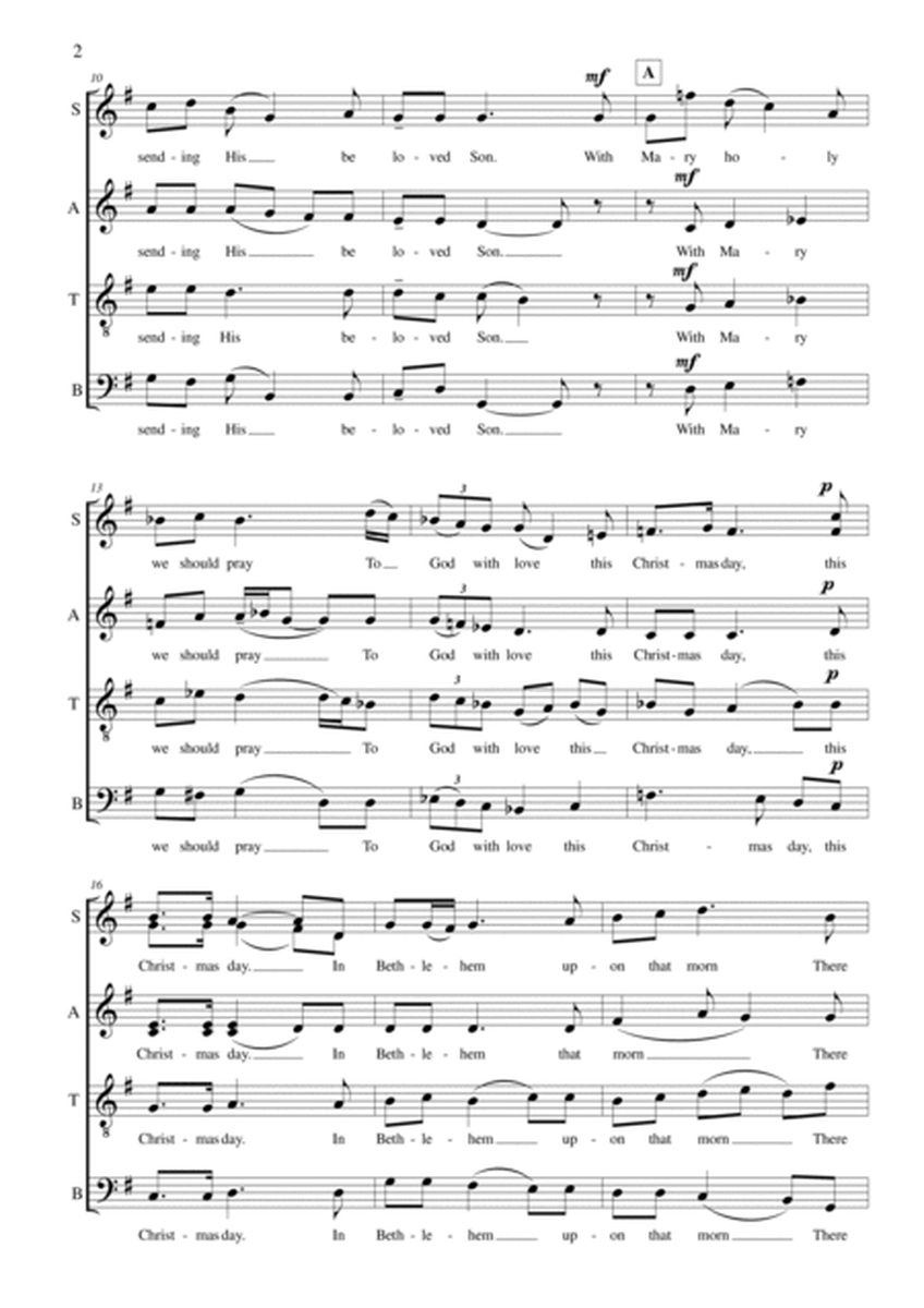 The Wexford Carol ( SATB a cappella) image number null