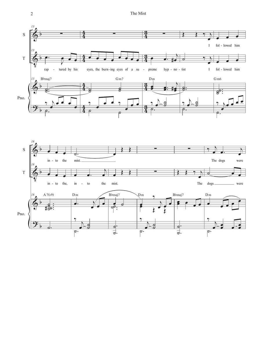 The Mist Tenor Voice scores gallery preview page 2