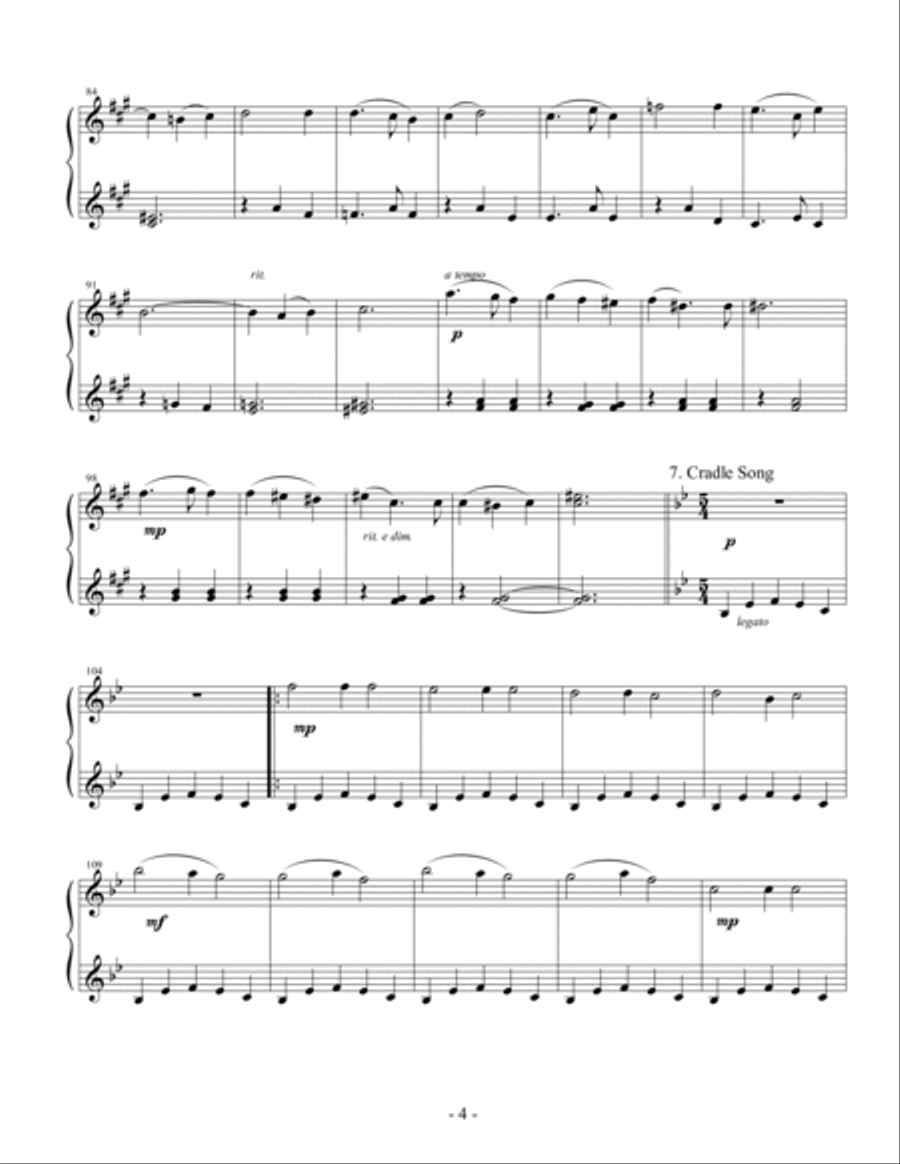 A Bunch of Pieces in Treble Clef Piano Solo scores gallery preview page 4