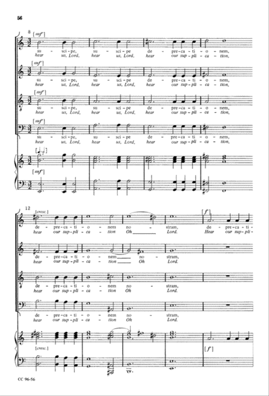 Gloria 4-Part scores gallery preview page 57