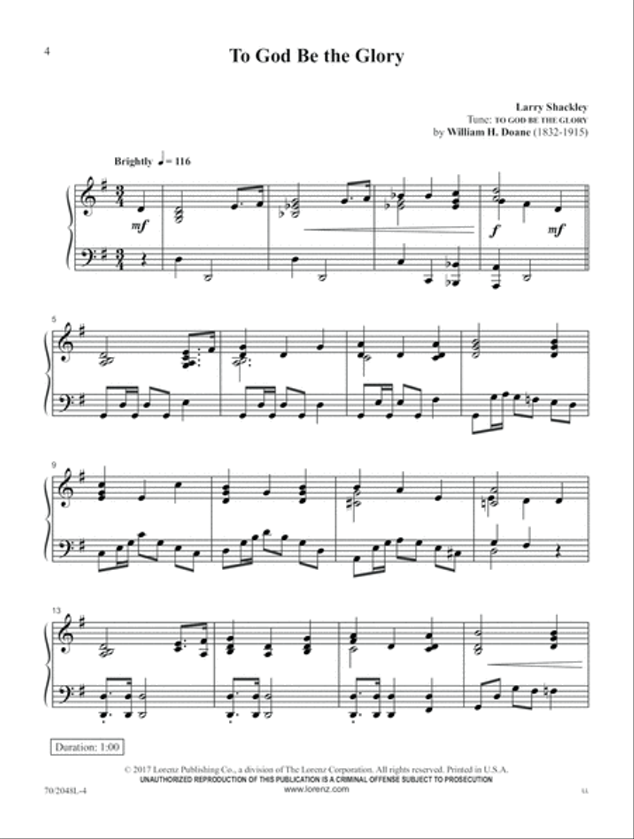 Sixty-Second Service Solutions Piano Solo scores gallery preview page 2