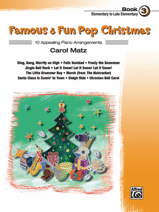 Book cover for Famous & Fun Pop Christmas, Book 3